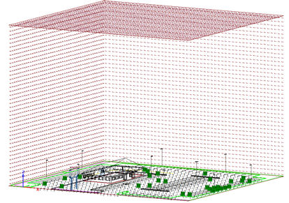 visual lighting calculating vertical illuminance