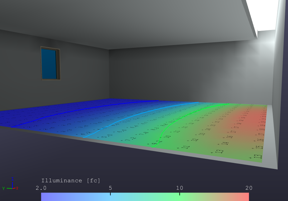 Cove Lighting In Elumtools Lighting Analysts